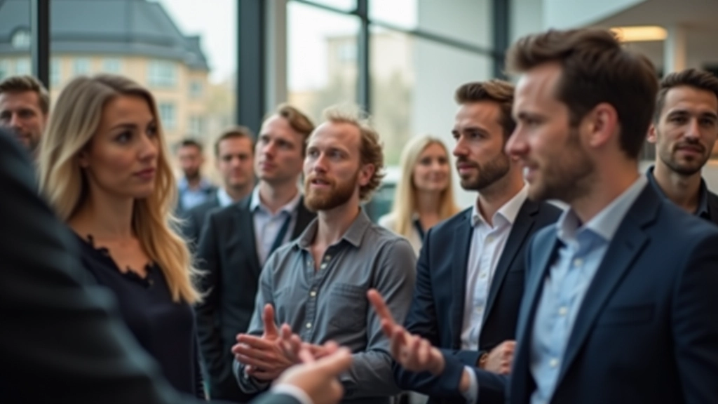 TechChill kopiena dalībnieki kopā izsmeļ biznesa idejas konferences foajē