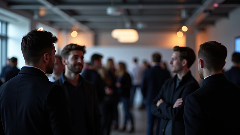 TechChill konferences dalībnieki tīklaveidošanā
